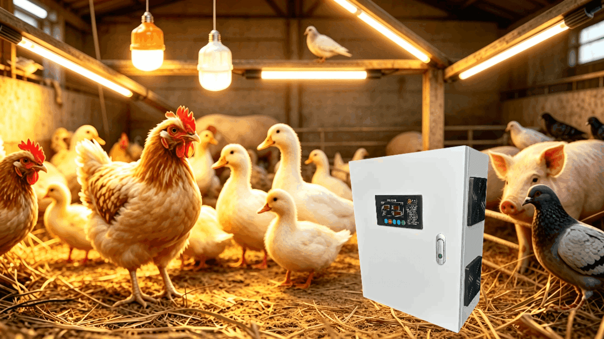 Livestock Lighting Control System — Manual application scenario